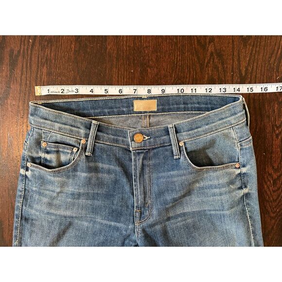 Mother Skinny Not Skinny Blue Skies Tomorrow Wash Jeans Size 27 - Picture 11 of 16